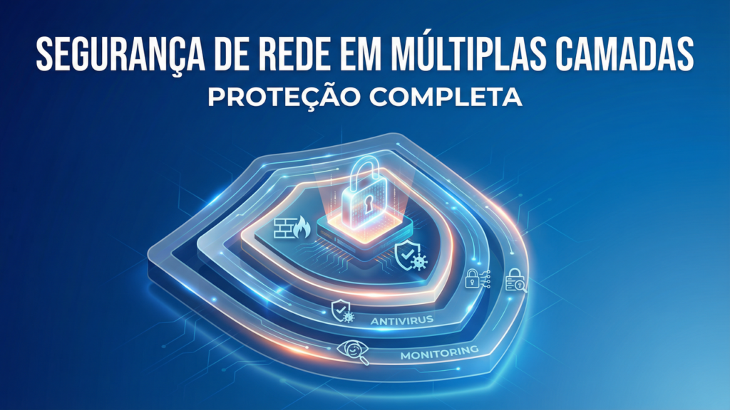 Descubra como a segurança de rede em múltiplas camadas com firewall e antivírus protege sua empresa contra ameaças digitais. Consultoria gratuita Sisgracom.